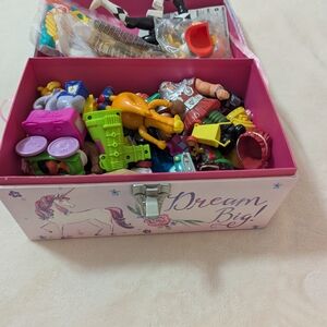 Toy Box with Colorful Action Figures